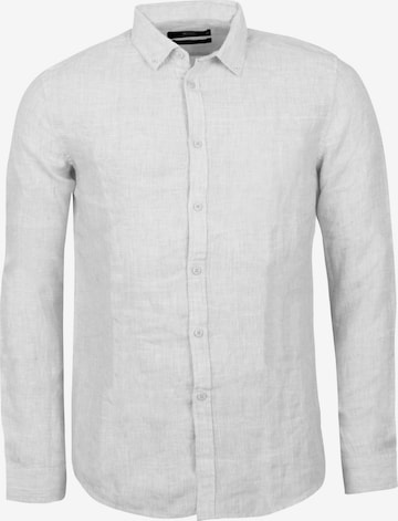 INDICODE JEANS Hemd 'Brayden' in Weiß: Vorderseite