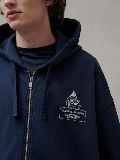 Tommy Jeans Sweat jacket in Blue, Item view
