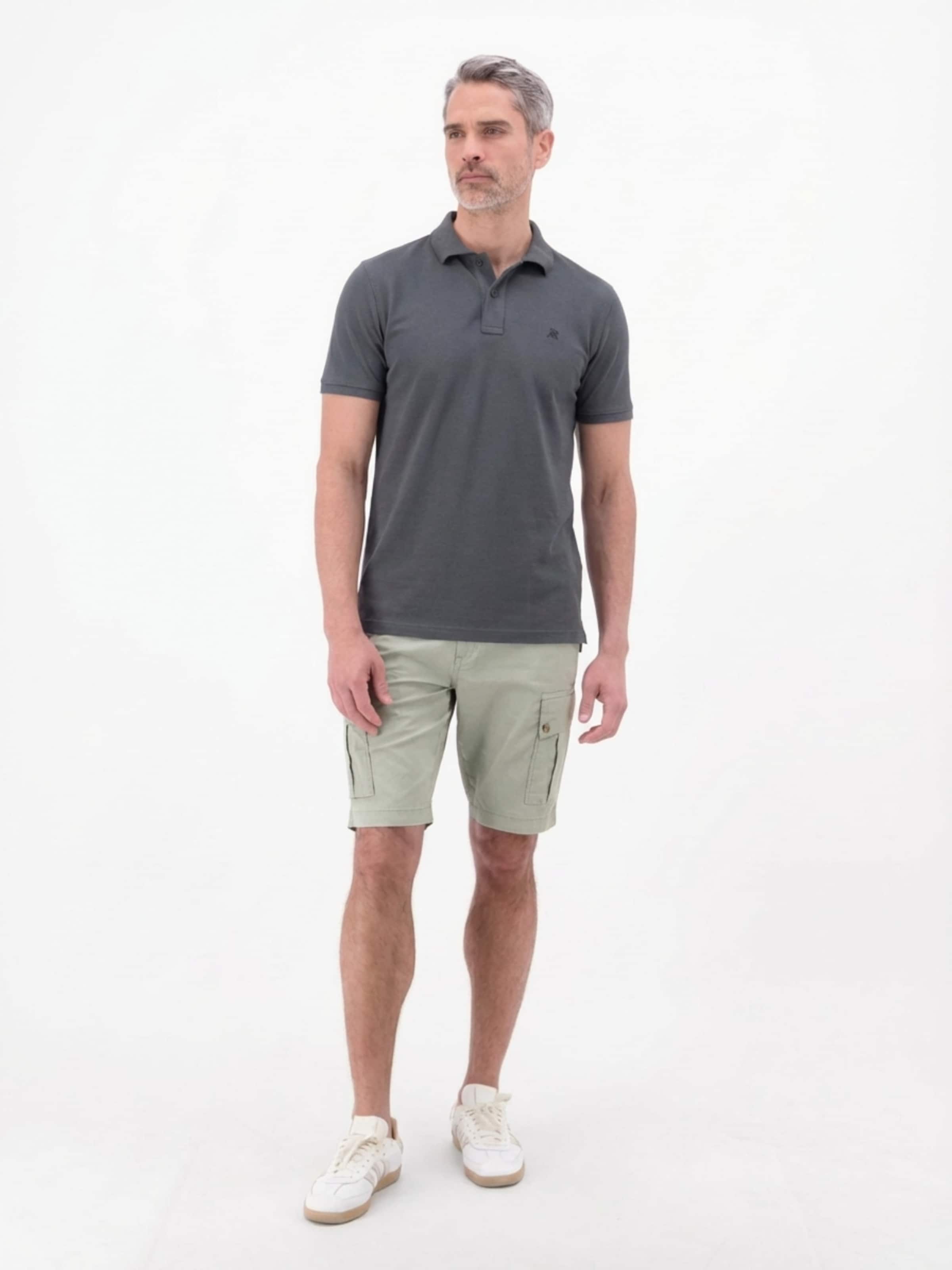 LERROS Poloshirt in Grau: Vorderseite