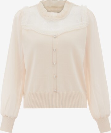 caneva Sweater in White: front