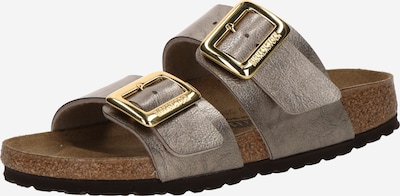 Šlepetės 'Sydney Cushion Buckle' iš BIRKENSTOCK, spalva – rausvai pilka, Prekių apžvalga