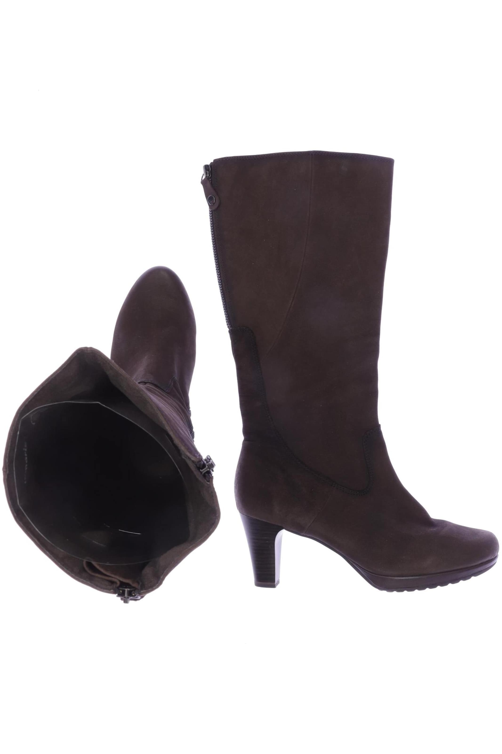 Tamaris Dress Boots in 39 in Brown: front