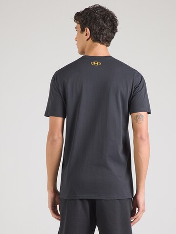 UNDER ARMOUR Performance Shirt 'VARSITY CREST' in Black