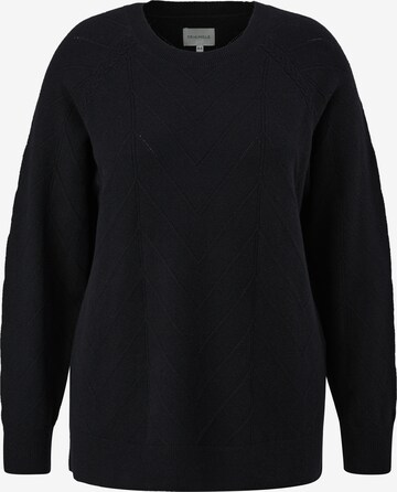 TRIANGLE Sweater in Black: front