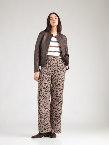 ABOUT YOU Slimfit Kalhoty 'Vera' – hnědá