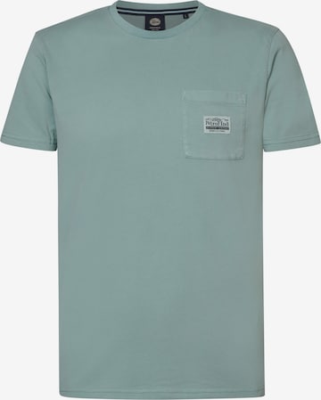 T-Shirt Petrol Industries en bleu : devant