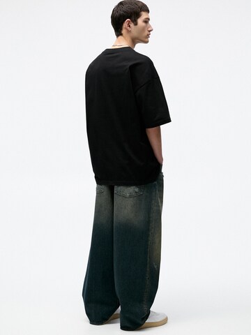 Pull&Bear Tričko - Čierna