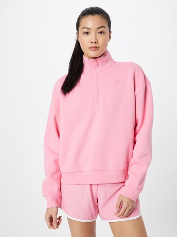 ADIDAS SPORTSWEARSportska sweater majica 'All Szn Fleece Graphic ' - roza boja: prednji dio