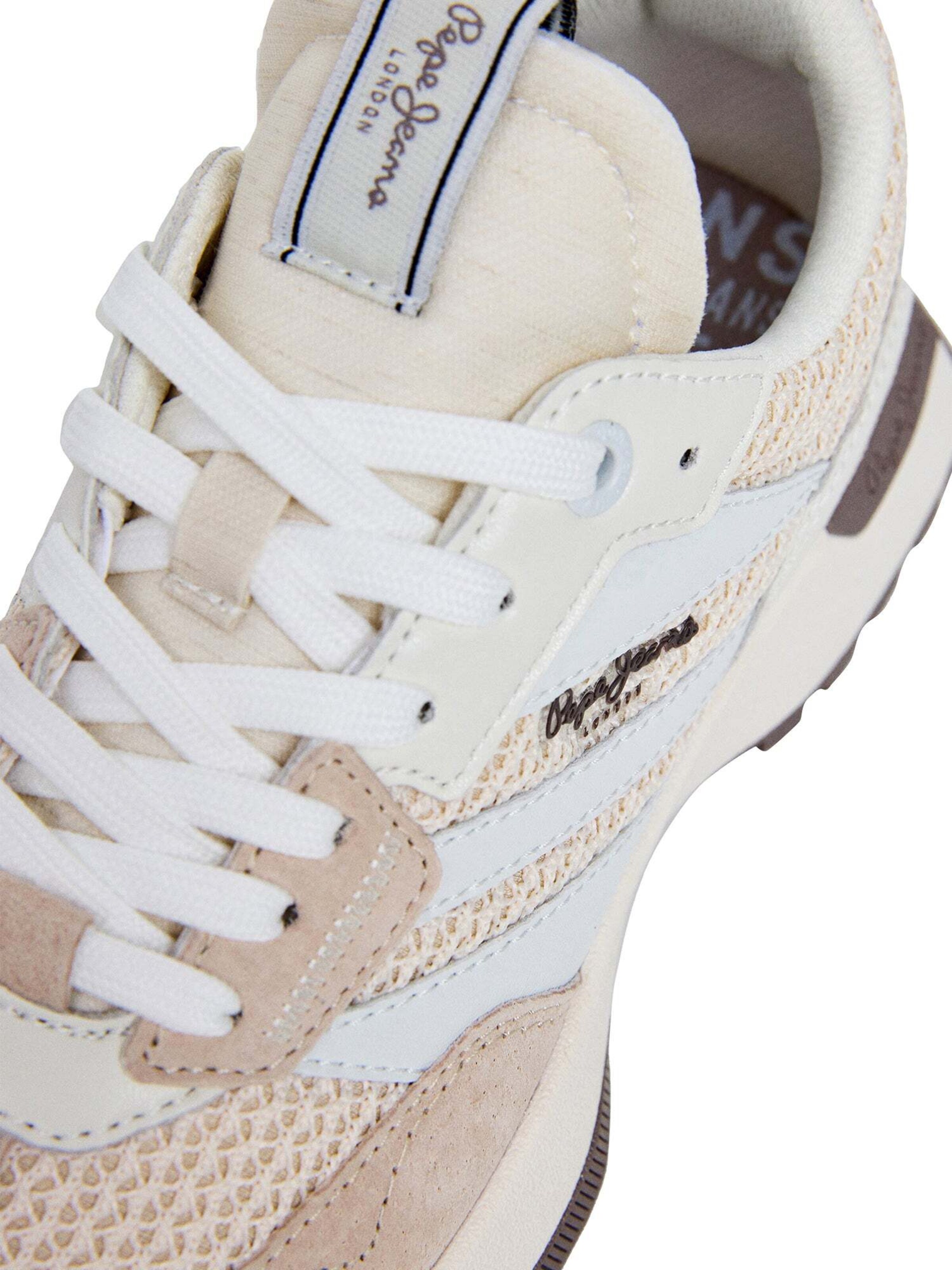 Pepe Jeans Platform trainers 'LUCKY' in Beige