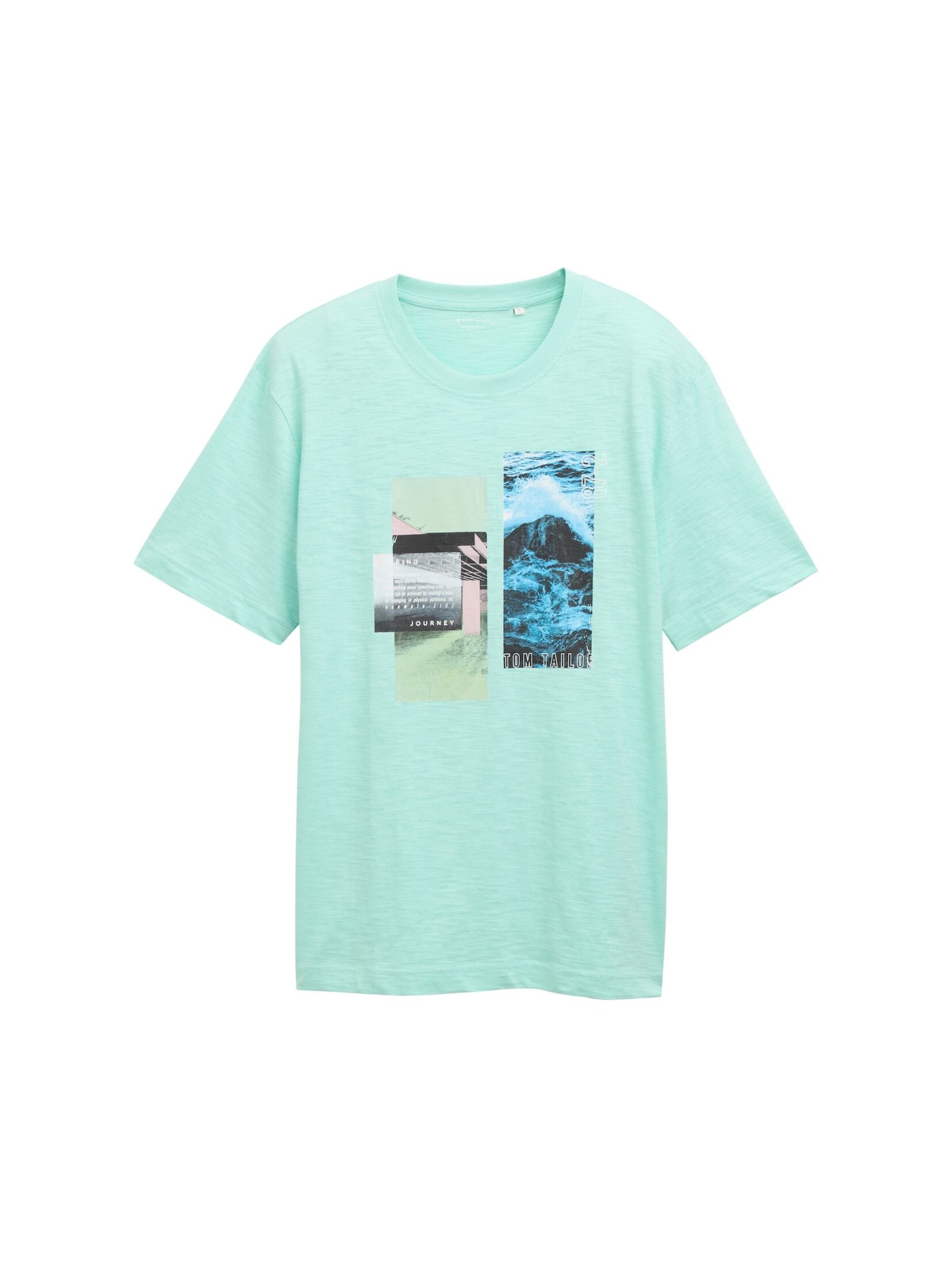 TOM TAILOR Shirt in Groen: voorkant