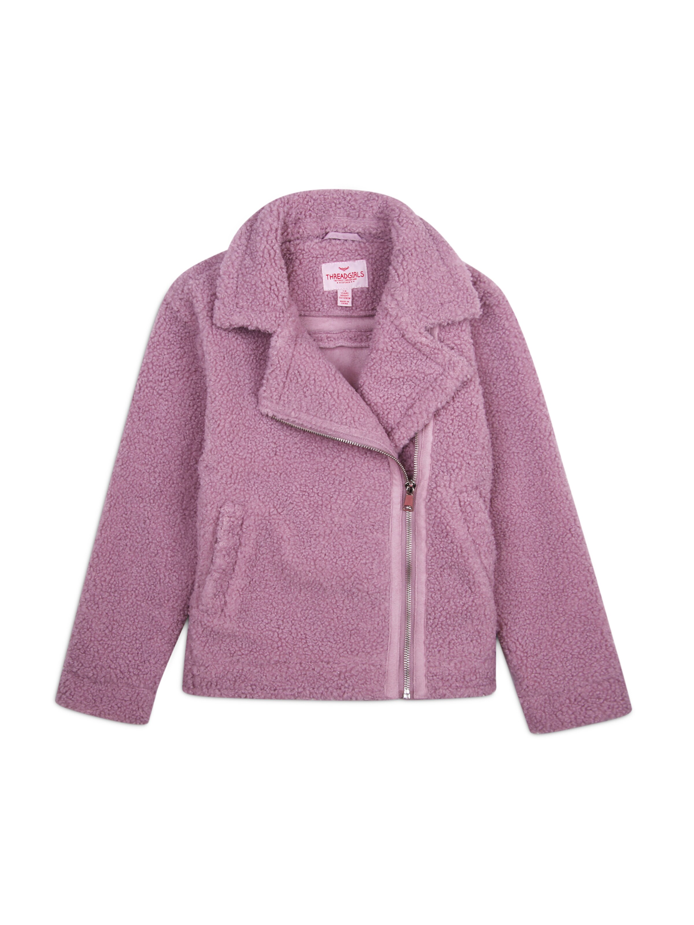 Threadgirls Übergangsjacke 'Darcy' in Lila: Vorderseite