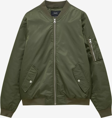 Pull&Bear Between-Season Jacket in Green: front