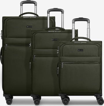 Ensemble de bagages bugatti en vert : devant