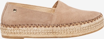 Alhamas Espadrilles 'Alpargata Plana' in Grau: Vorderseite