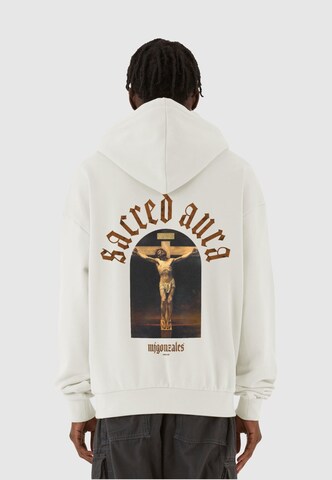 MJ Gonzales Sweatshirt 'SACRED AURA' i vit