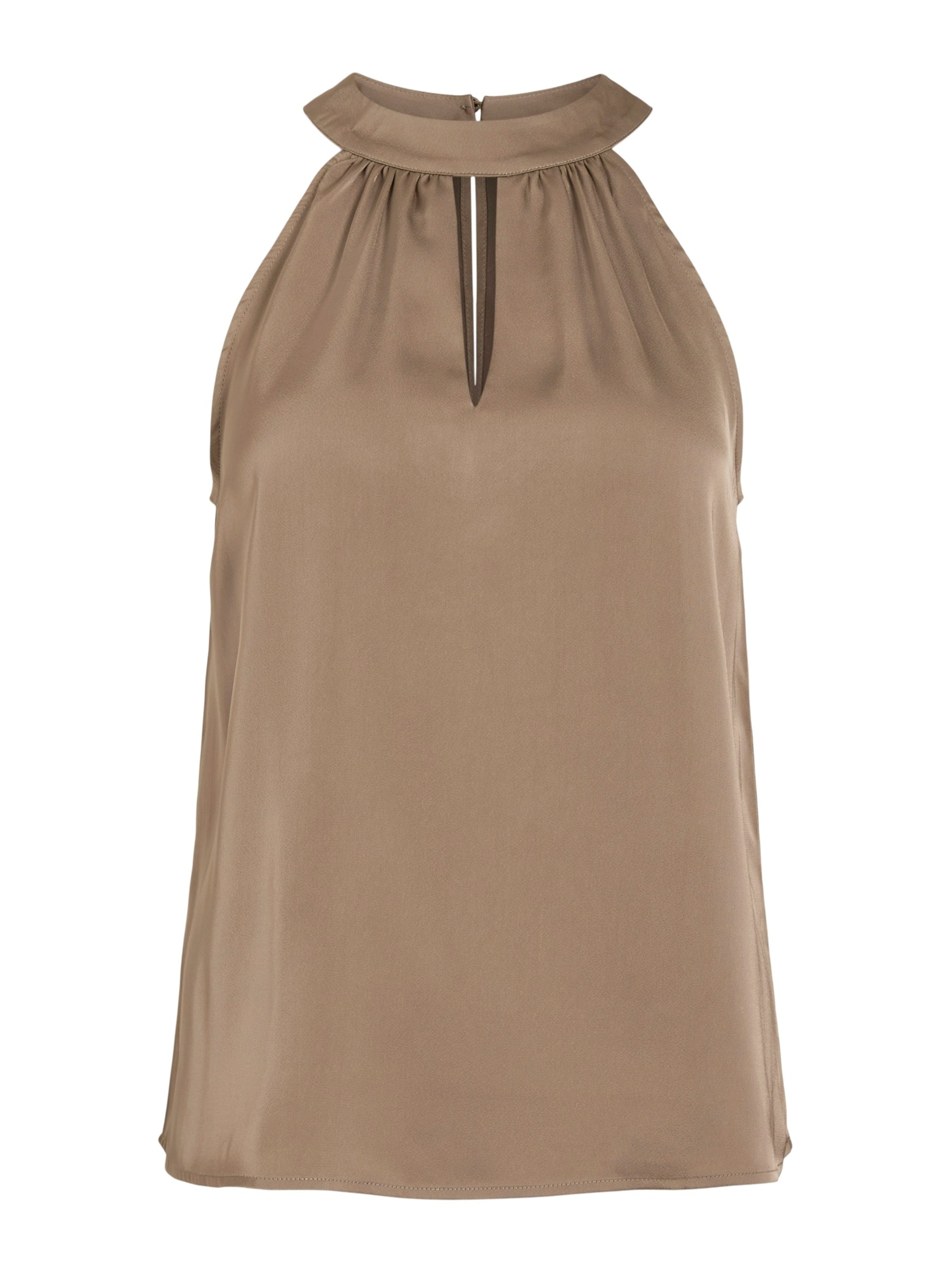 VILA Top 'VIRAVENNA' – hnědá: přední strana