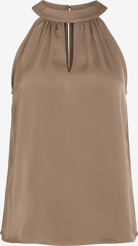 VILA Top 'VIRAVENNA' - Hnedá: predná strana