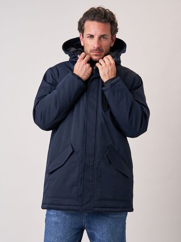 Parka mi-saison Deeluxe en bleu