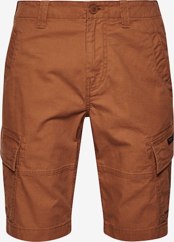 Superdry Cargo Pants in Brown: front