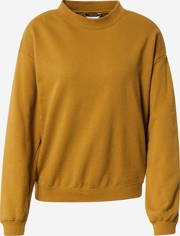 Monki Sweatshirt 'Nana' in Brown: front