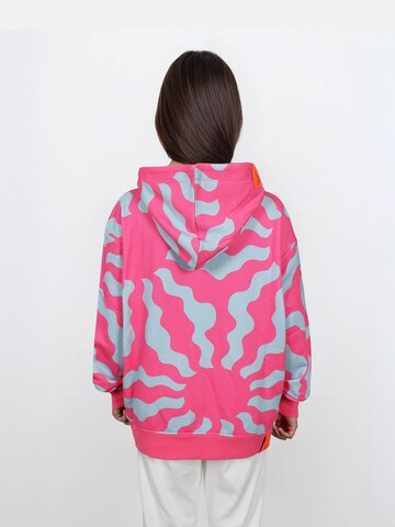 salzhaut Sweatshirt 'Vergnatzt' in Roze