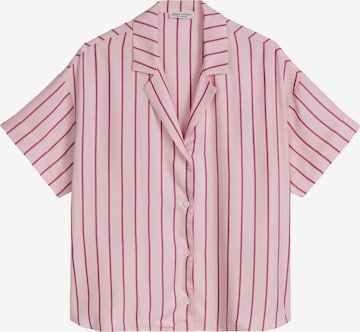 Chemise de nuit ' Mix N Match ' Marc O'Polo en rose : devant