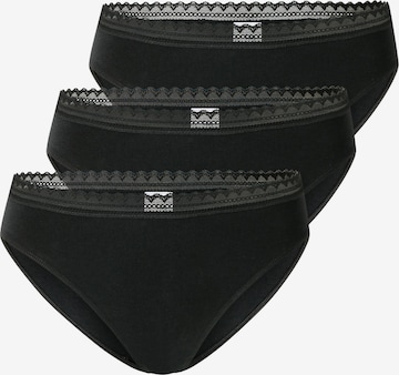 SCHIESSER Slip in Schwarz: Vorderseite