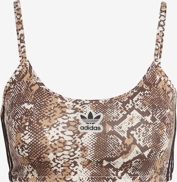 ADIDAS ORIGINALS Bustier BH in Weiß: predná strana