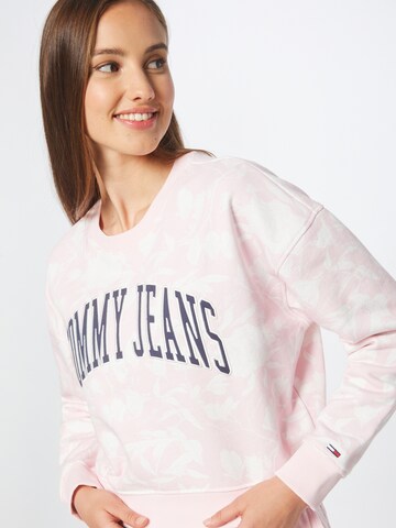 Sweat-shirt Tommy Jeans en rose