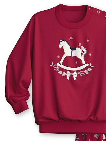 CALIDA Pajamas 'Family & Friends' in Red: front