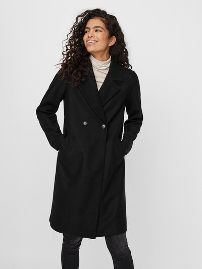 VERO MODA Between-Seasons Coat 'Fortune Addie' in Black, View model