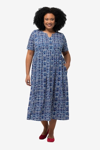 Robe Ulla Popken en bleu : devant