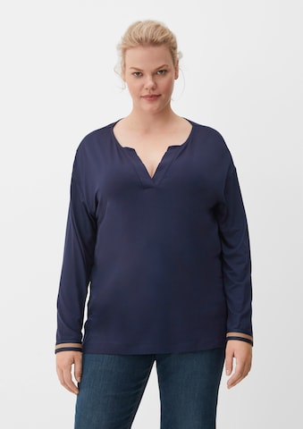 TRIANGLE Shirt in Blau: predná strana