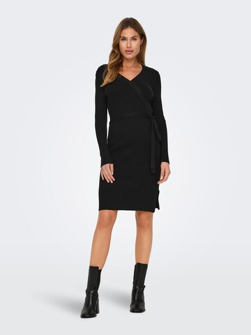 ONLY Knit dress 'ONLVENLO' in Black: front