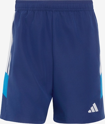ADIDAS PERFORMANCE Calças de desporto 'Tiro Es' em XXS-XS/regular em azure / azul escuro / branco, Vista do artigo