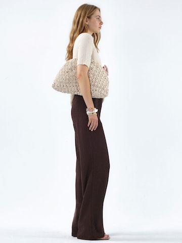 Loosefit Pantaloni di Busem in marrone