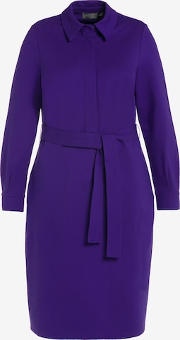 Ulla Popken Shirt Dress in Purple: front