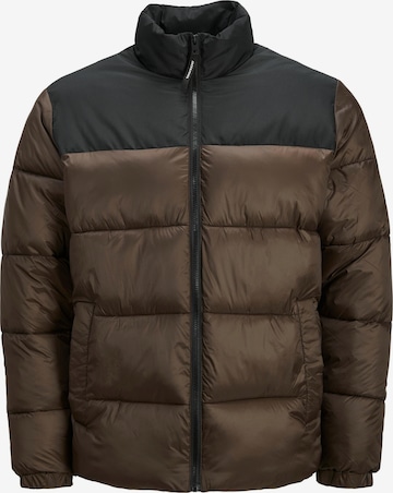 JACK & JONES - Casaco de inverno 'TOBY' em castanho: frente