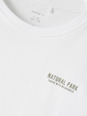 NAME IT T-Shirt 'HOFFE' in Weiß
