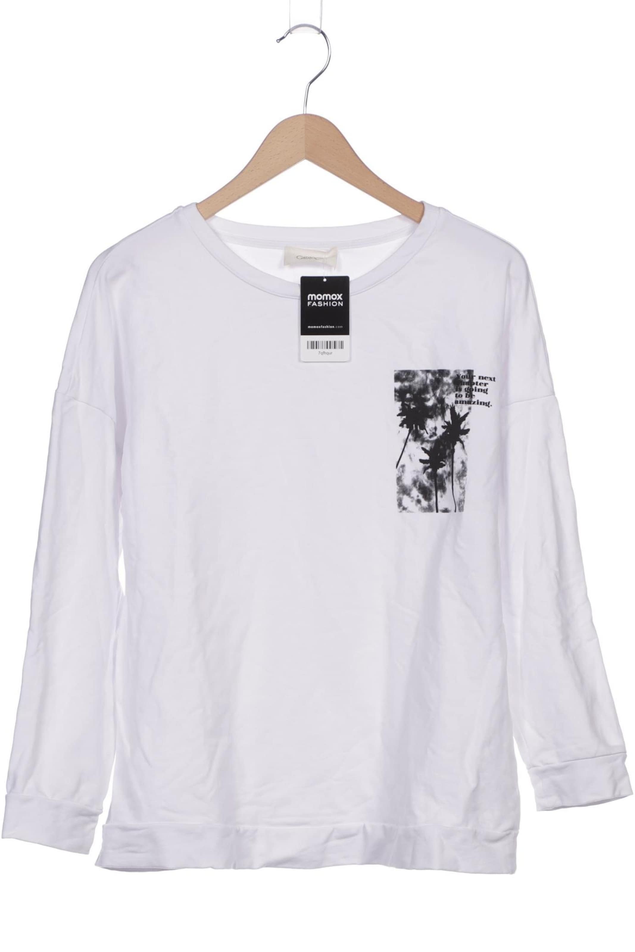 Cartoon Sweater XXL in Weiß: Vorderseite