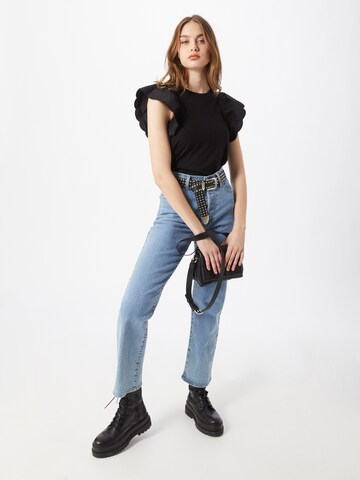 River Island - Blusa en negro