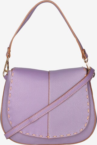 Sac bandoulière Gave Lux en violet : devant