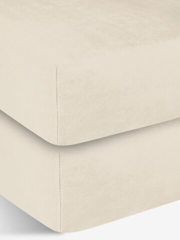 Aspero Bed Sheet 'Perpignan' in Beige: front