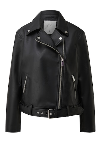 QS Between-Season Jacket in Black: front