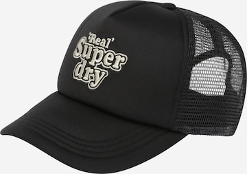 Casquette Superdry en noir : devant