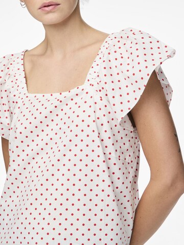 PIECES Top in Weiß