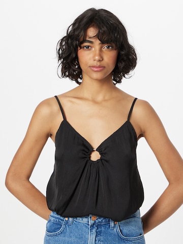 ABOUT YOU Top 'Indira' in Black: front