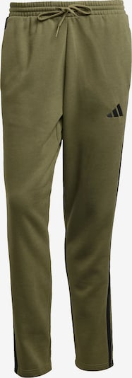 ADIDAS SPORTSWEAR Urheiluhousut 'Essentials' värissä ruoko / musta, Tuotenäkymä