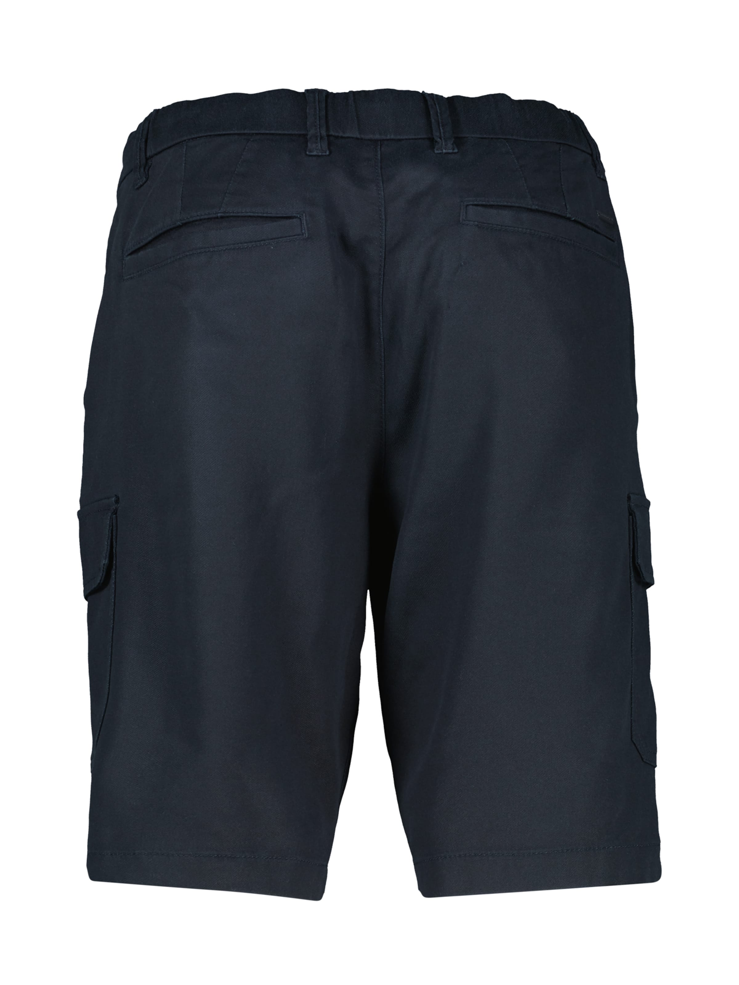 LERROS Regular Cargo-Jog-Bermuda in Übergrößen in Blau