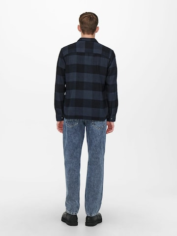 Only & Sons regular Jeans 'Edge' i blå